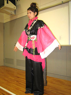 よさこい衣装、祭り衣装制作実例　月下桜舞連　様