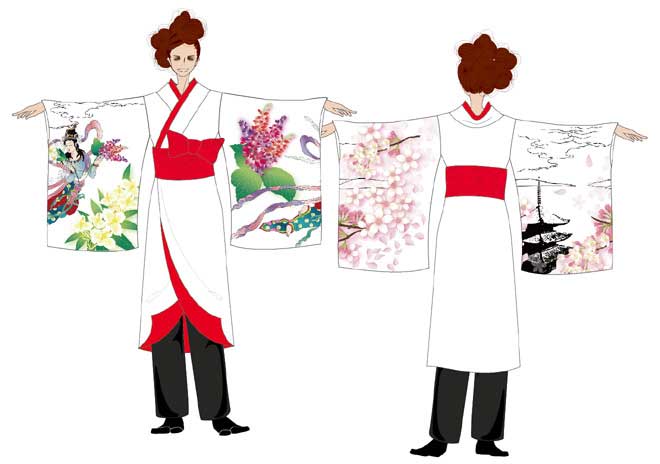 よさこい衣装・祭り衣装　　舞姫連ｗｉｔｈ樋口製菓　様 