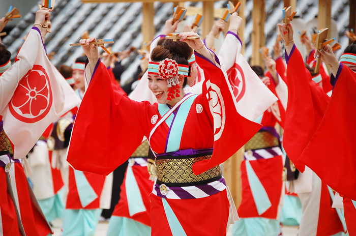 よさこい衣装・祭り衣装　　濱長花神楽様 