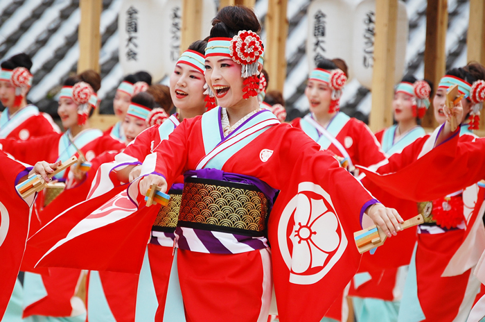 よさこい衣装・祭り衣装　　濱長花神楽様 