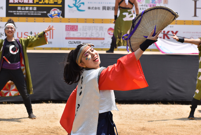 よさこい衣装・祭り衣装　　岡山うらじゃ連 蓮雫様 