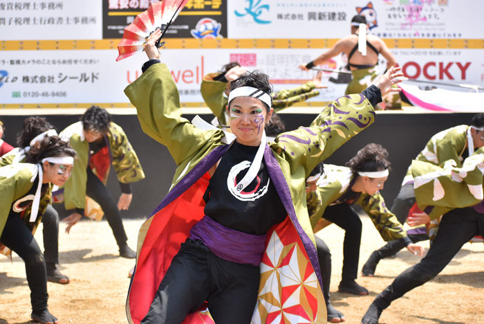 よさこい衣装・祭り衣装　　岡山うらじゃ連 蓮雫様 