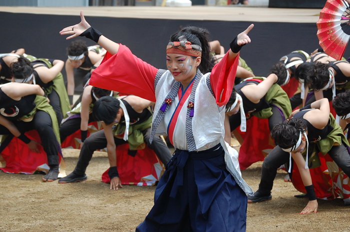 よさこい衣装・祭り衣装　　岡山うらじゃ連 蓮雫様 