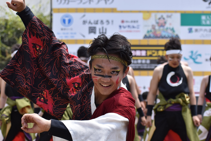 よさこい衣装・祭り衣装　　岡山うらじゃ連 蓮雫様 