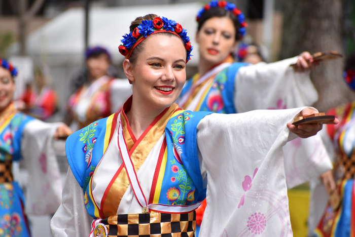 よさこい衣装・祭り衣装　　桜舞ポーランド国際チーム様 