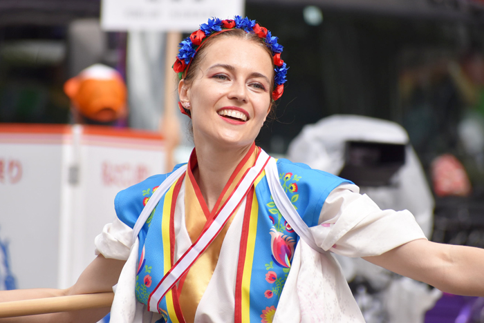 よさこい衣装・祭り衣装　　桜舞ポーランド国際チーム様 