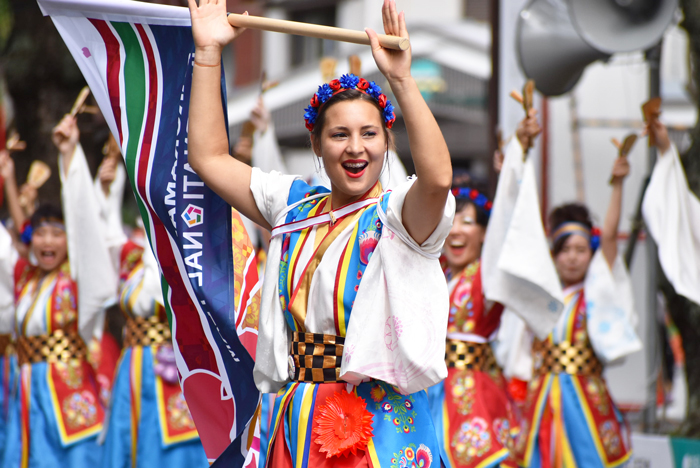 よさこい衣装・祭り衣装　　桜舞ポーランド国際チーム様 