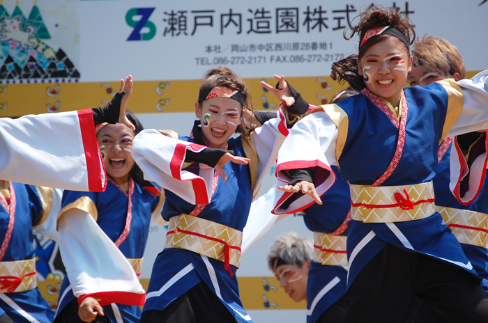 よさこい衣装・祭り衣装　　岡山うらじゃ連 四季様 