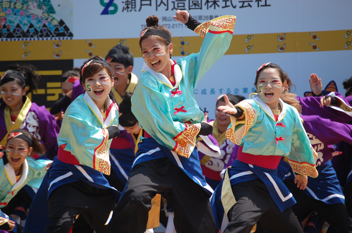 よさこい衣装・祭り衣装　　岡山うらじゃ連 四季様 