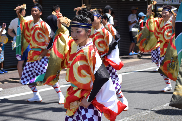 よさこい衣装・祭り衣装　　四万十町よさこい踊り子隊 四万夢多様 