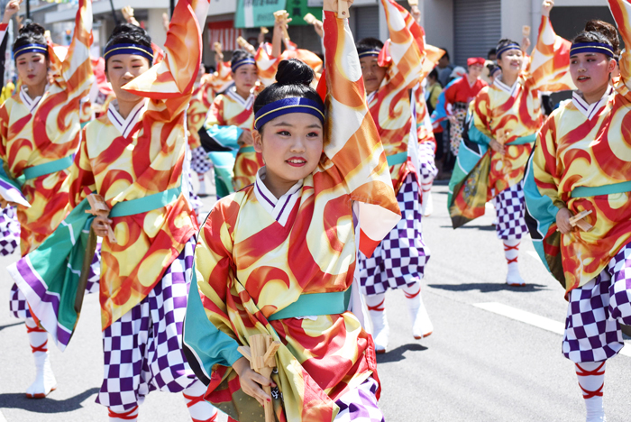 よさこい衣装・祭り衣装　　四万十町よさこい踊り子隊 四万夢多様 