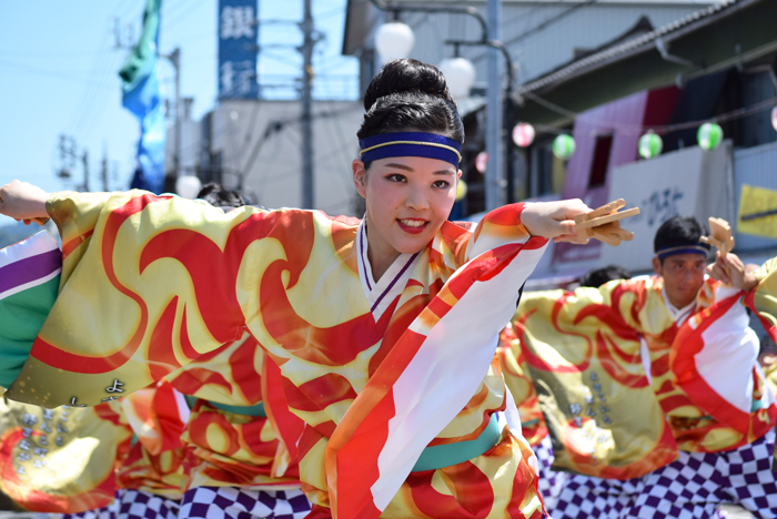 よさこい衣装・祭り衣装　　四万十町よさこい踊り子隊 四万夢多様 