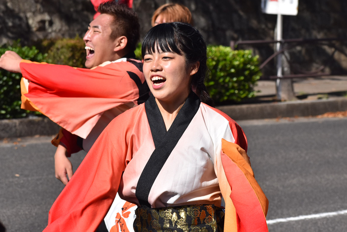 よさこい衣装・祭り衣装　　島根県立大学よさこい橙欄様 