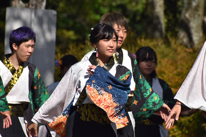 よさこい衣装・祭り衣装　　島根県立大学よさこい橙欄様 