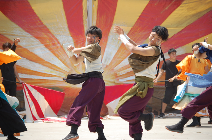 よさこい衣装・祭り衣装　　岡山うらじゃ連　旭様 