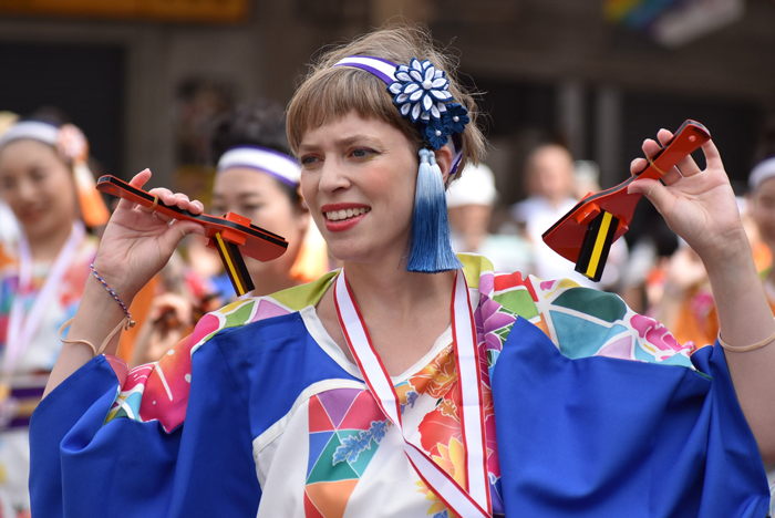 よさこい衣装・祭り衣装　　高知県よさこいアンバサダー絆国際チーム様 