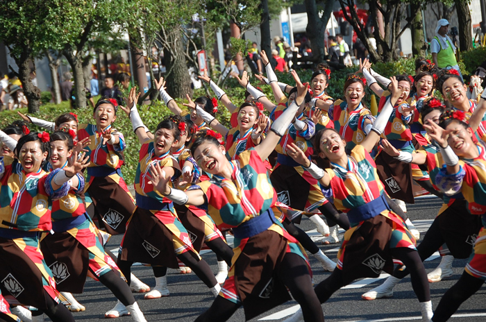 よさこい衣装・祭り衣装　　岡山うらじゃ連 蓮雫様 