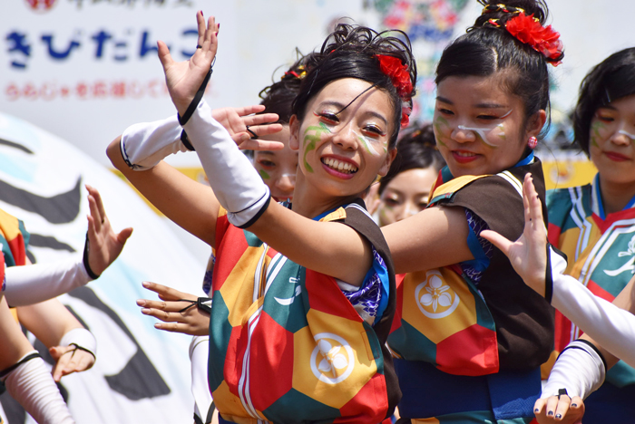 よさこい衣装・祭り衣装　　岡山うらじゃ連 蓮雫様 