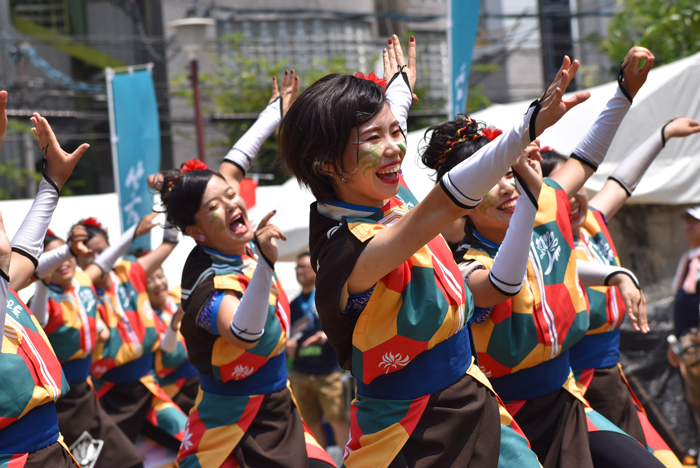 よさこい衣装・祭り衣装　　岡山うらじゃ連 蓮雫様 