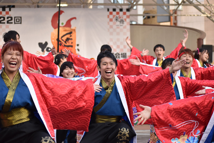 よさこい衣装・祭り衣装　　島根県立大学 よさこい橙蘭様 