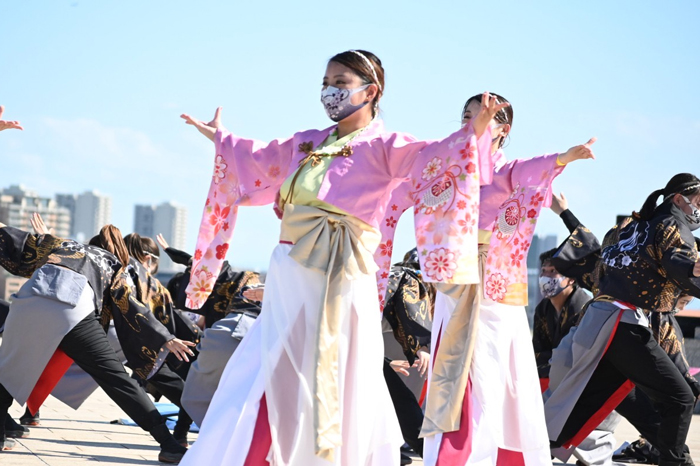 よさこい衣装・祭り衣装　　岡山　県　岡山うらじゃ連 旭　 様 
