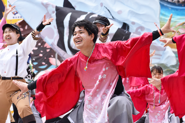 よさこい衣装・祭り衣装　　岡山うらじゃ連　旭様 