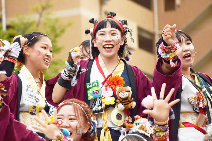 よさこい衣装・祭り衣装　　岡山うらじゃ連　楽鬼様 