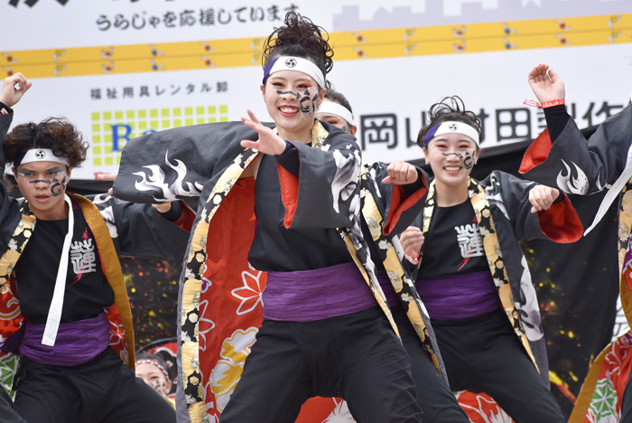 よさこい衣装・祭り衣装　　岡山うらじゃ連　蓮雫様 