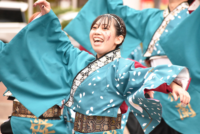 よさこい衣装・祭り衣装　　島根県立大学よさこい橙蘭様 