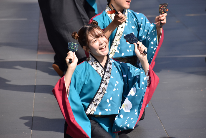 よさこい衣装・祭り衣装　　島根県立大学よさこい橙蘭様 