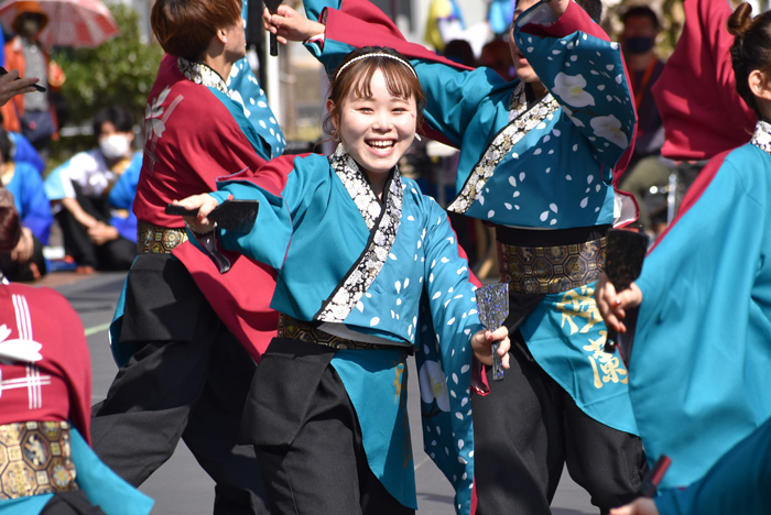 よさこい衣装・祭り衣装　　島根県立大学よさこい橙蘭様 