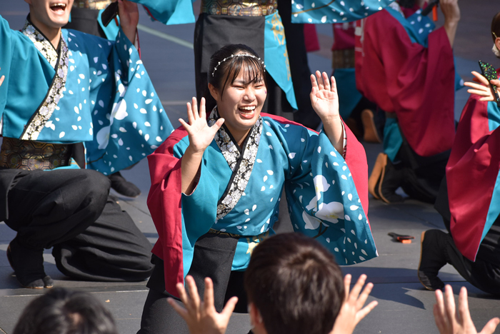 よさこい衣装・祭り衣装　　島根県立大学よさこい橙蘭様 