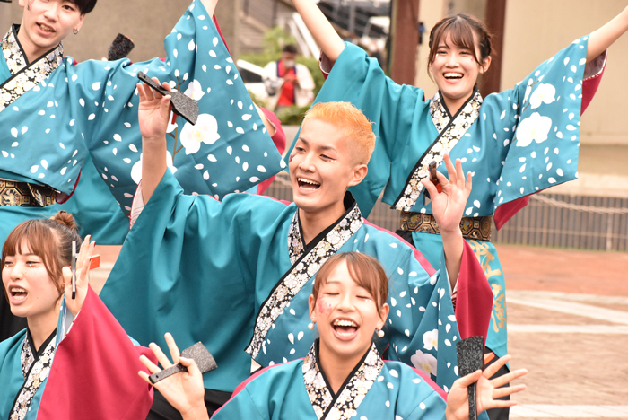 よさこい衣装・祭り衣装　　島根県立大学よさこい橙蘭様 