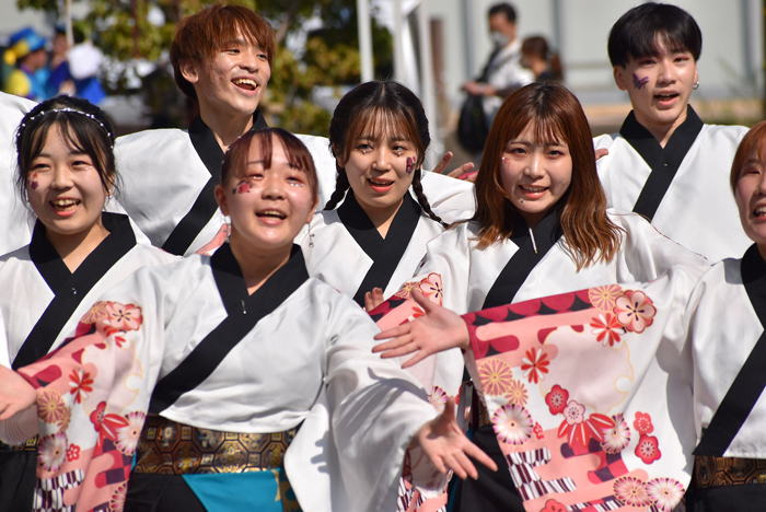 よさこい衣装・祭り衣装　　島根県立大学よさこい橙蘭様 