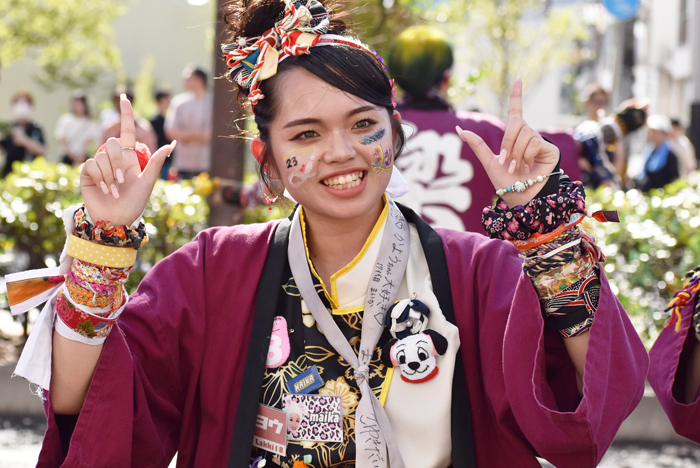 よさこい衣装・祭り衣装　　岡山うらじゃ連楽鬼様 