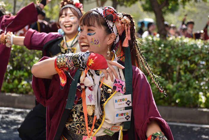 よさこい衣装・祭り衣装　　岡山うらじゃ連楽鬼様 