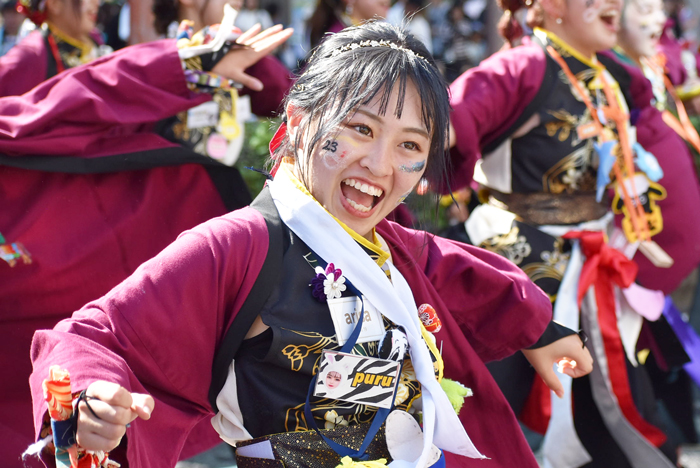 よさこい衣装・祭り衣装　　岡山うらじゃ連楽鬼様 