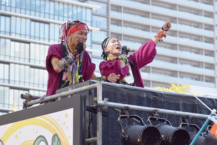 よさこい衣装・祭り衣装　　岡山うらじゃ連楽鬼様 