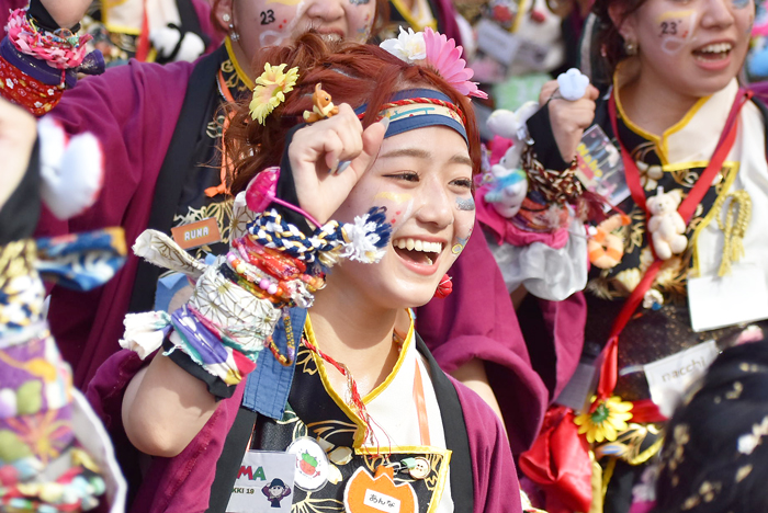 よさこい衣装・祭り衣装　　岡山うらじゃ連楽鬼様 