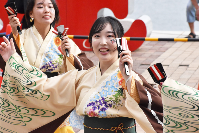 よさこい衣装・祭り衣装　　山口県立大学よさこい部奄美連合萩組様 