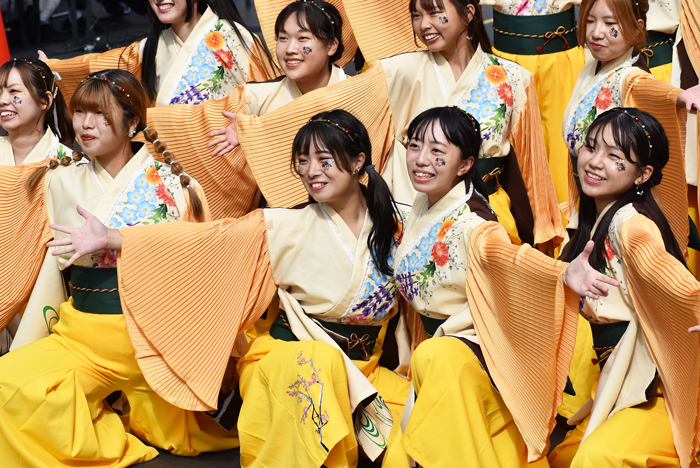 よさこい衣装・祭り衣装　　山口県立大学よさこい部奄美連合萩組様 