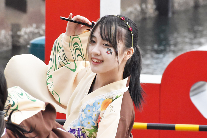 よさこい衣装・祭り衣装　　山口県立大学よさこい部奄美連合萩組様 