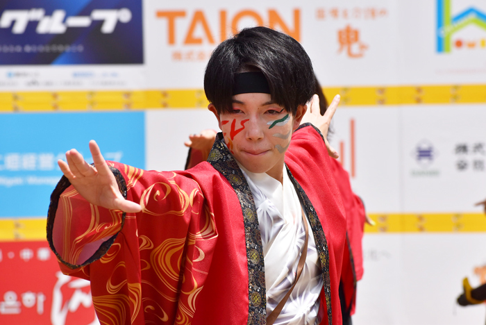 よさこい衣装・祭り衣装　　岡山うらじゃ連 唐紅-Karakurenai-様 