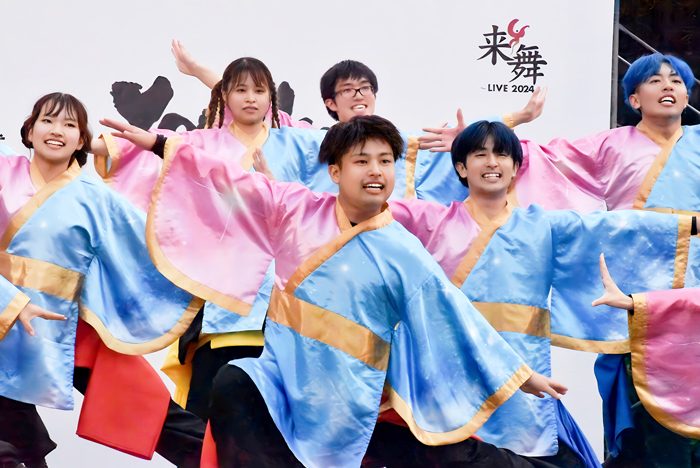よさこい衣装・祭り衣装　　長崎県立大学リズム戦隊メロディアス様 