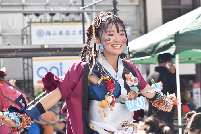 よさこい衣装・祭り衣装　　岡山うらじゃ連楽鬼様 
