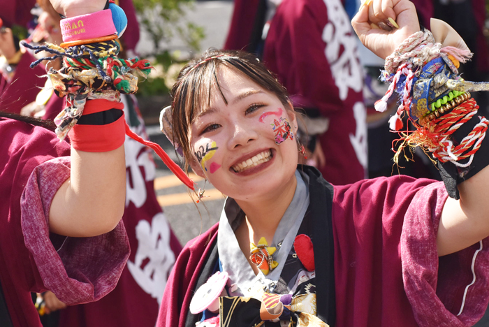 よさこい衣装・祭り衣装　　岡山うらじゃ連楽鬼様 