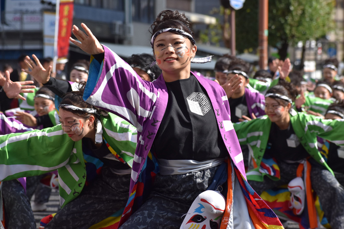 よさこい衣装・祭り衣装　　岡山うらじゃ連蓮雫様 