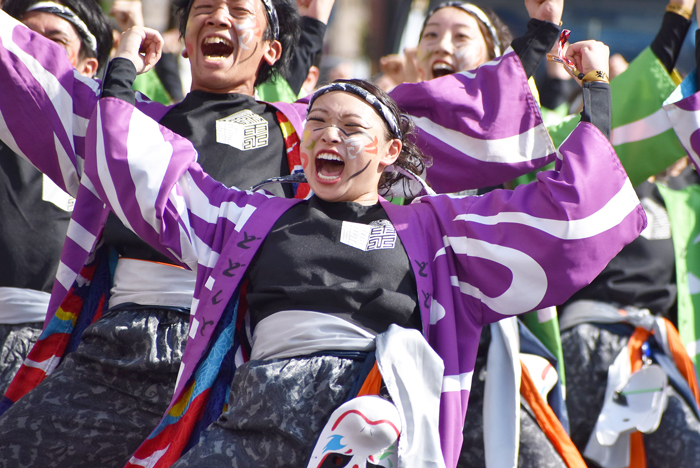 よさこい衣装・祭り衣装　　岡山うらじゃ連蓮雫様 