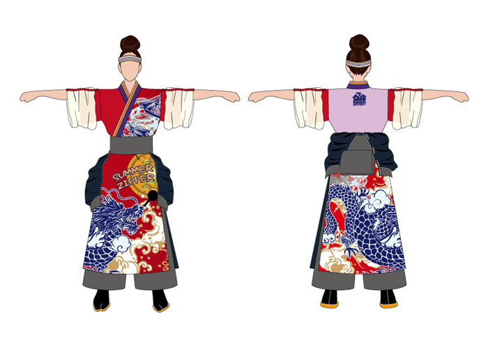 よさこい衣装・祭り衣装　　Summer Zipper様 