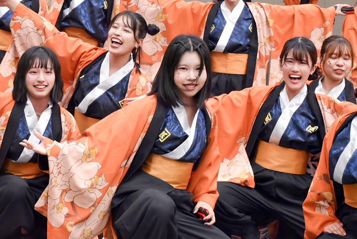 よさこい衣装・祭り衣装　　島根県立大学 よさこい橙蘭様 